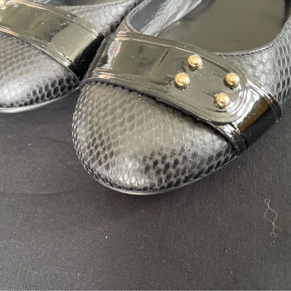 Cole Haan Nike Air Black Ballet Flats Size 8.5 - Picture 2 of 7